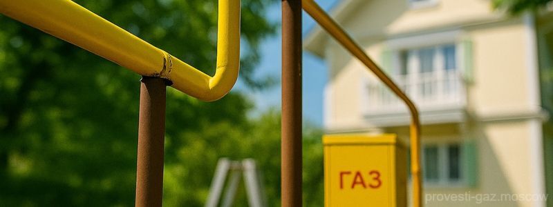 провести газ в коттедж в Красногорске и Красногорском районе